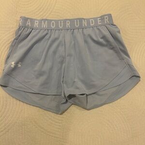 Under Armour Women's Light Blue Athletic Shorts